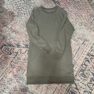 Little Bipsy Olive Crewneck Dress